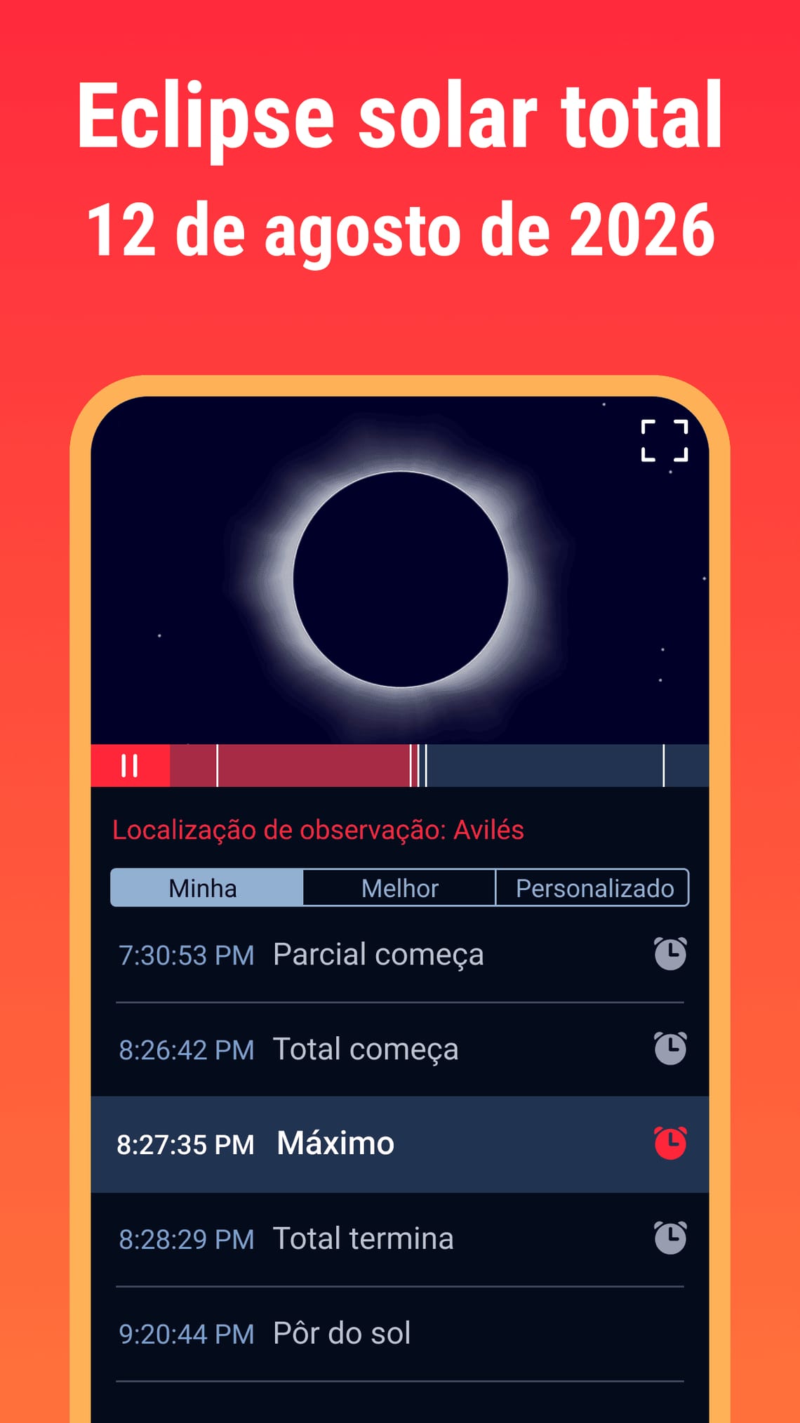 Eclipse Guide Screen 02 - August 12, 2026